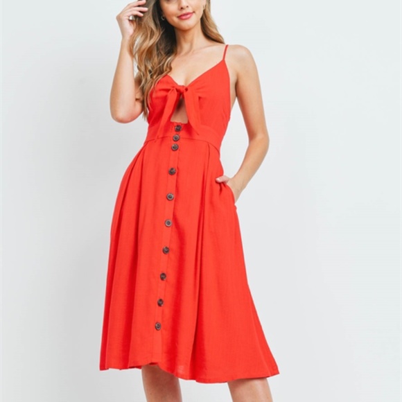 #34 Girly & Flirty Little Red Dress - Picture 7 of 14